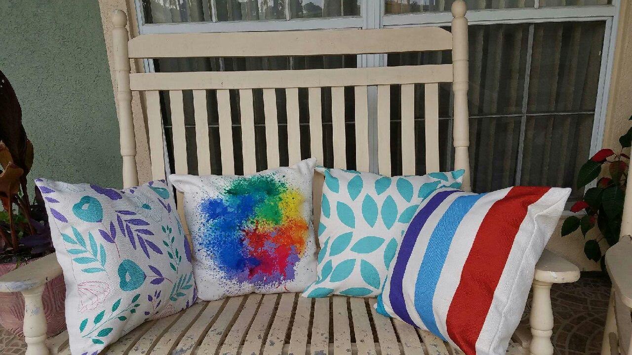 Color Splash Decorative Throw Pillow Cover
