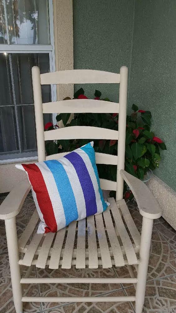 Color Stripe Decorative Throw Pillow Cover